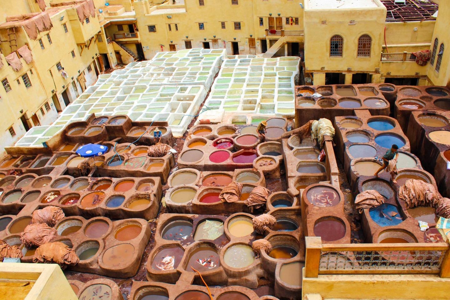 Traditional tanneries in Fes